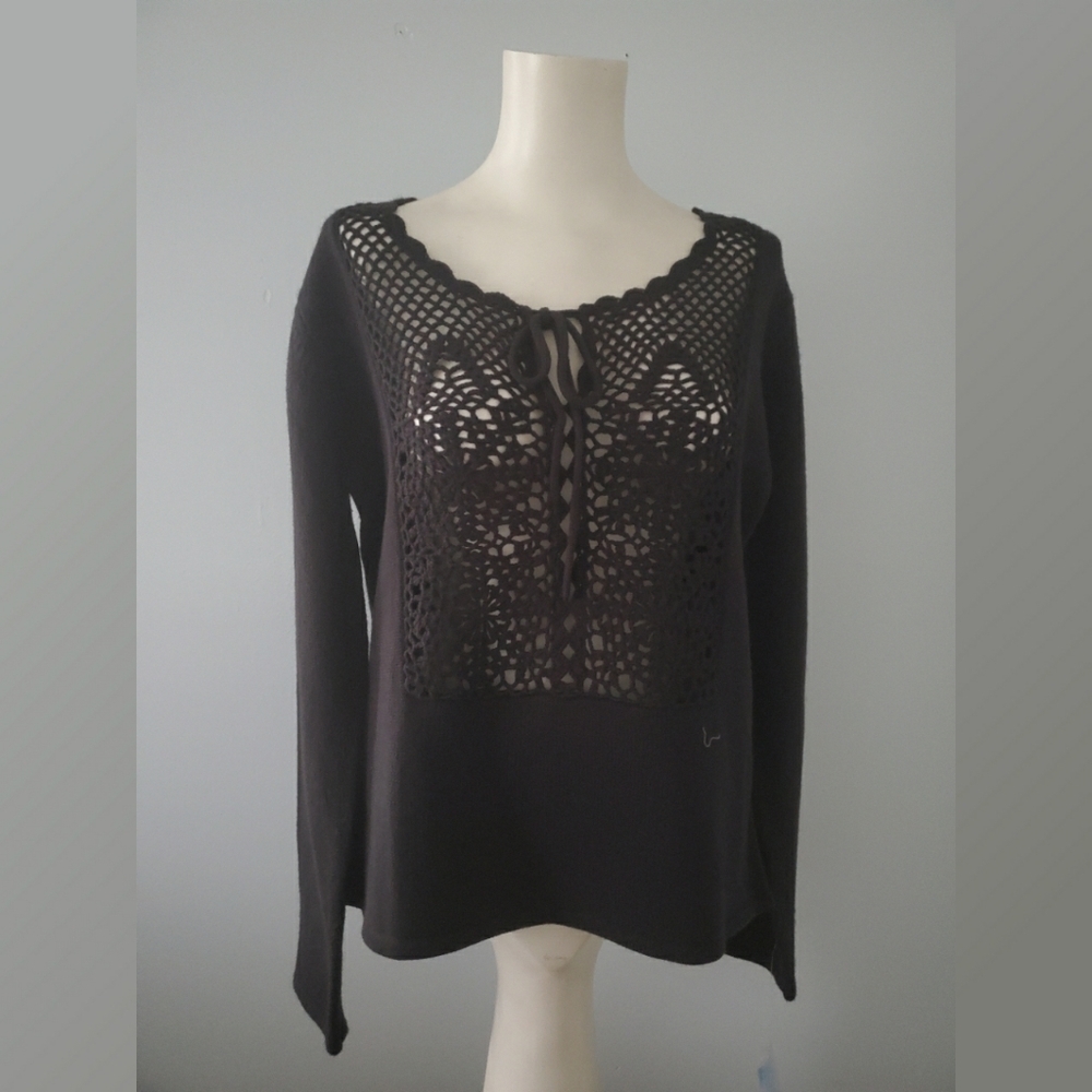 Relativity Open Knit Sweater NWT